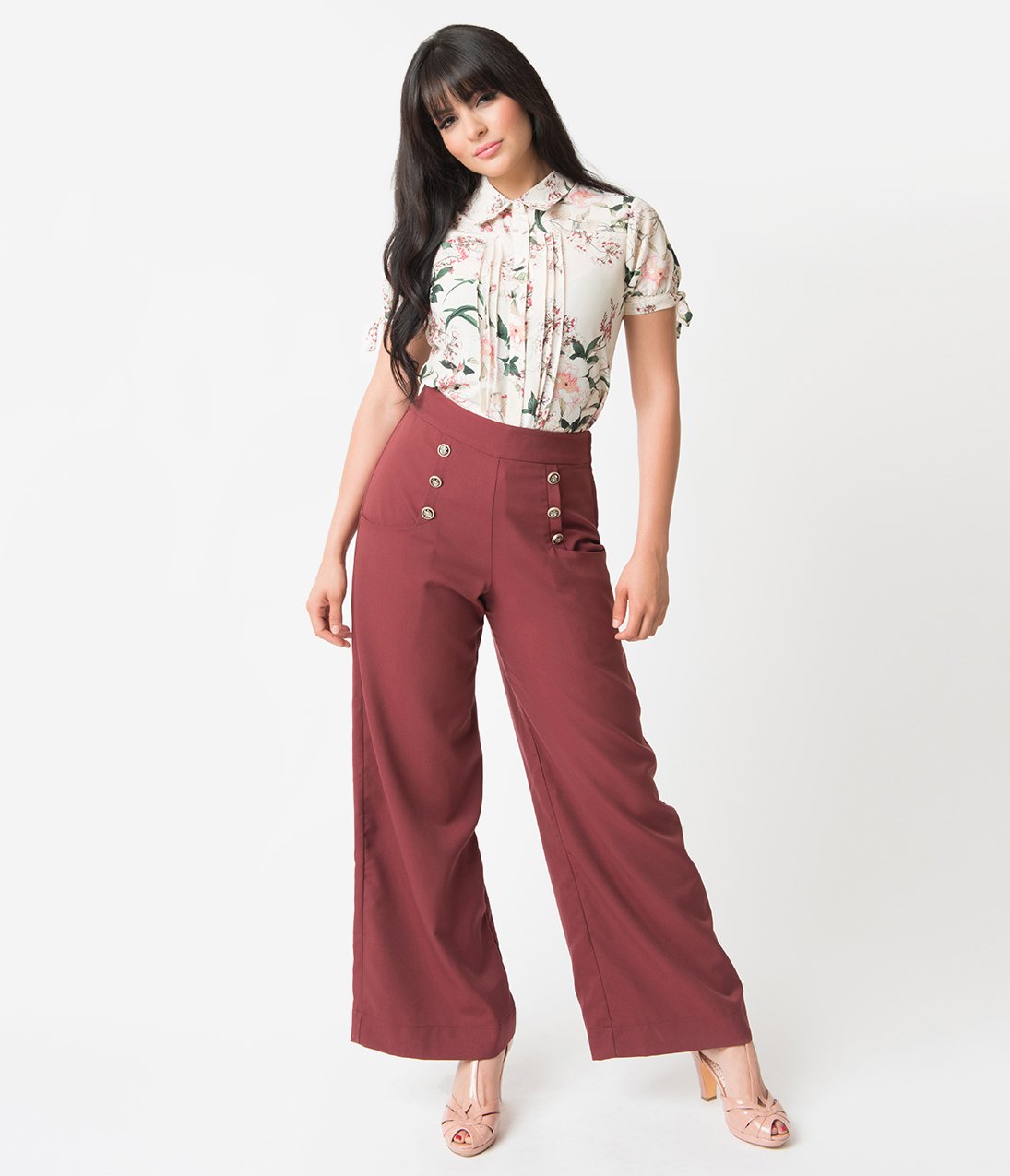 Classic Canvas Trousers - Brown